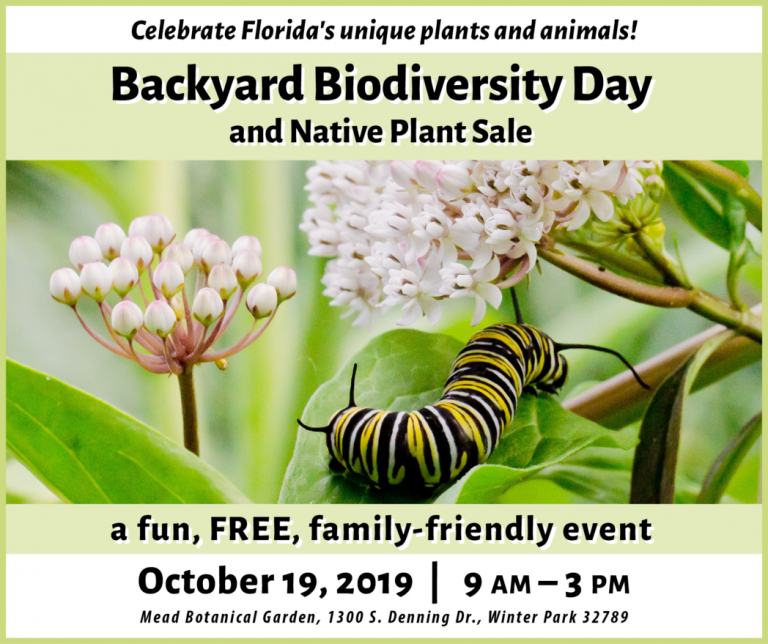 2019 Backyard Biodiversity Day