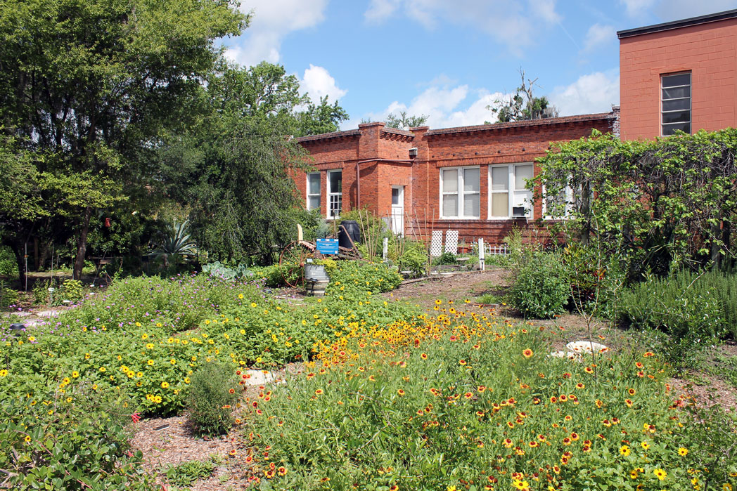 Native plant garden at Sanford's Public History Center