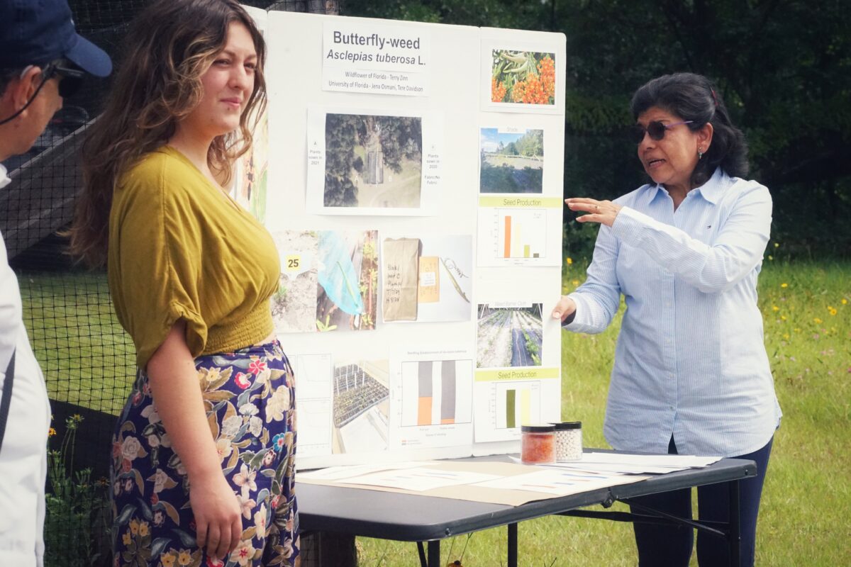 A presentation of Foundation funded student research on milkweed propgation.